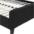 Flash Furniture Tribeca Tufted Queen Platform Bed in Black
