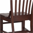 Flash Furniture Hercules Dining Side Chair in Walnut