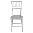Flash Furniture Hercules Chiavari Dining Chair in Silver