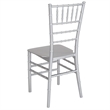 Flash Furniture Hercules Chiavari Dining Chair in Silver