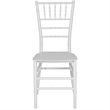 Flash Furniture Hercules Chiavari Dining Chair in White