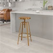 Flash Furniture Toledo Metal Adjustable Bar Stool in Gold