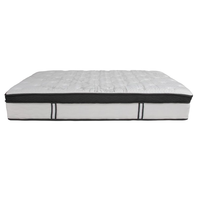 Flash Furniture Capri Full Memory Foam Mattress in White