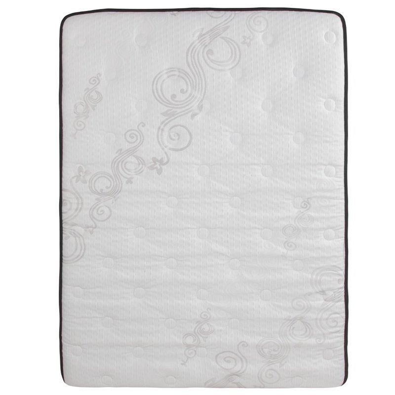 Flash Furniture Capri Full Memory Foam Mattress in White
