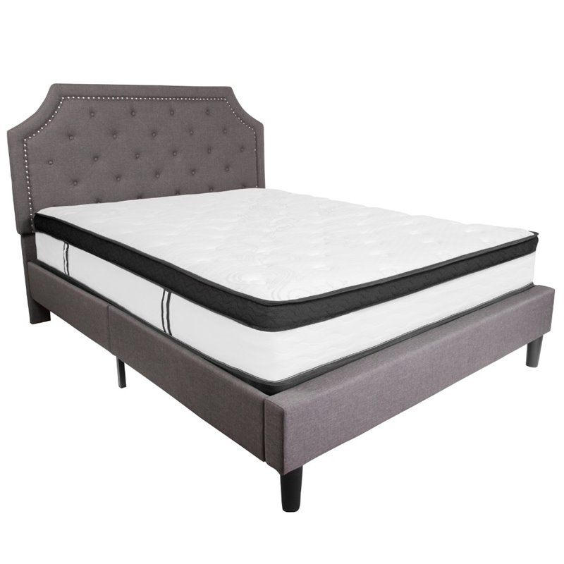 Flash Furniture Capri Full Memory Foam Mattress in White