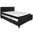 Flash Furniture Tribeca Tufted Queen Platform Bed in Black