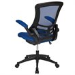 Flash Furniture Mid Back Mesh Office Swivel Chair in Blue