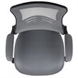 Flash Furniture Mid Back Mesh Office Swivel Chair in Dark Gray