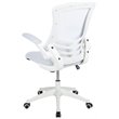 Flash Furniture Mid Back Mesh Office Swivel Chair in White