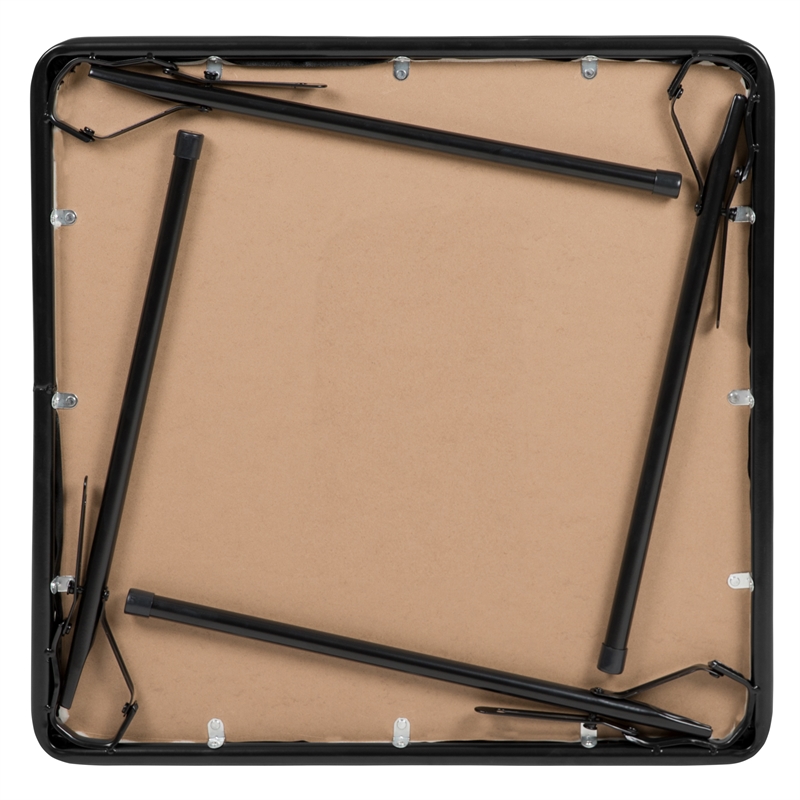 Flash Furniture Kids Folding Table In Black