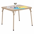 Flash Furniture Kids Folding Table In Tan