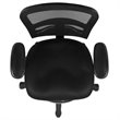 Flash Furniture Contemporary Mid Back Mesh Drafting Stool in Black