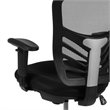 Flash Furniture Contemporary Mid Back Mesh Drafting Stool in Black