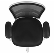Flash Furniture Mid Back Executive Mesh Office Swivel Chair in Black and White