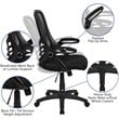 Flash Furniture High-Back Ergonomic Mesh Office Swivel Chair in Black