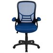 Flash Furniture High-Back Ergonomic Mesh Office Swivel Chair in Blue