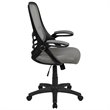 Flash Furniture High-Back Ergonomic Mesh Office Swivel Chair in Light Gray