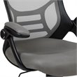 Flash Furniture High-Back Ergonomic Mesh Office Swivel Chair in Light Gray