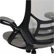 Flash Furniture High-Back Ergonomic Mesh Office Swivel Chair in Light Gray