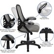 Flash Furniture High-Back Ergonomic Mesh Office Swivel Chair in Light Gray
