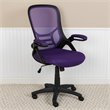 Flash Furniture High-Back Ergonomic Mesh Office Swivel Chair in Purple