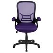Flash Furniture High-Back Ergonomic Mesh Office Swivel Chair in Purple