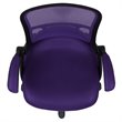 Flash Furniture High-Back Ergonomic Mesh Office Swivel Chair in Purple