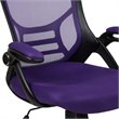 Flash Furniture High-Back Ergonomic Mesh Office Swivel Chair in Purple