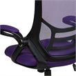 Flash Furniture High-Back Ergonomic Mesh Office Swivel Chair in Purple