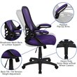 Flash Furniture High-Back Ergonomic Mesh Office Swivel Chair in Purple
