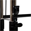 Flash Furniture Laminate Top Pedestal Base Standing Desk in Black