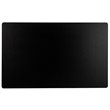 Flash Furniture Laminate Top Pedestal Base Standing Desk in Black