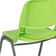 Flash Furniture Plastic Stack Chair In Green