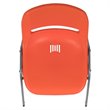 Flash Furniture Plastic Stack Chair In Orange