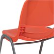 Flash Furniture Plastic Stack Chair In Orange