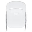 Flash Furniture Plastic Stack Chair In White