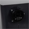 Flash Furniture 3 Drawer Modern Mobile File Cabinet in Black