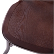 Flash Furniture Advantage X-Back Chair In Walnut