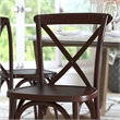 Flash Furniture Advantage X-Back Chair In Walnut