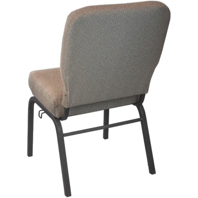 Flash Furniture Advantage Signature Elite Fabric Church Chair in Tan Speckle