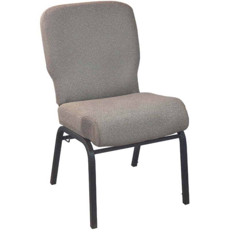 Flash Furniture Advantage Signature Elite Fabric Church Chair in Tan Speckle