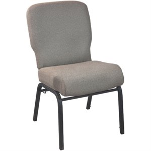Flash Furniture Advantage Signature Elite Fabric Church Chair in Tan Speckle