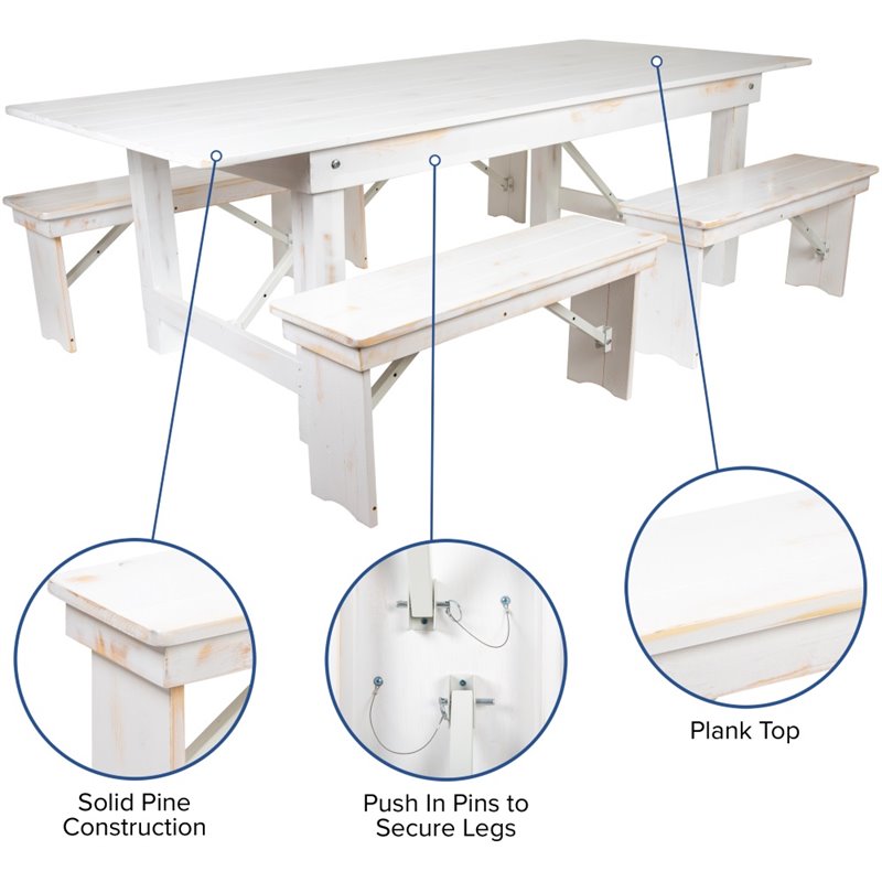 Flash Furniture Hercules 5 Piece 96