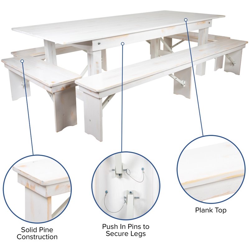 Flash Furniture Hercules 5 Piece 96