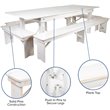 Flash Furniture Hercules 5 Piece 96