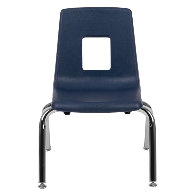 Flash Furniture Advantage Student Stack School Chair - 12-Inch In Navy
