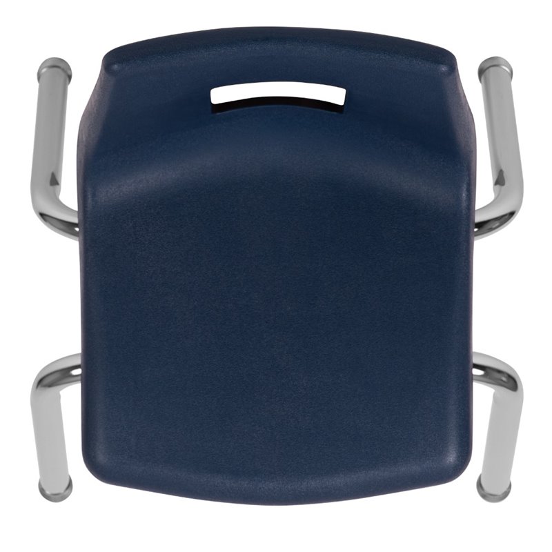 Flash Furniture Advantage Student Stack School Chair - 12-Inch In Navy