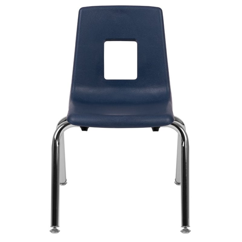Flash Furniture Advantage Student Stack School Chair - 14-Inch In Navy