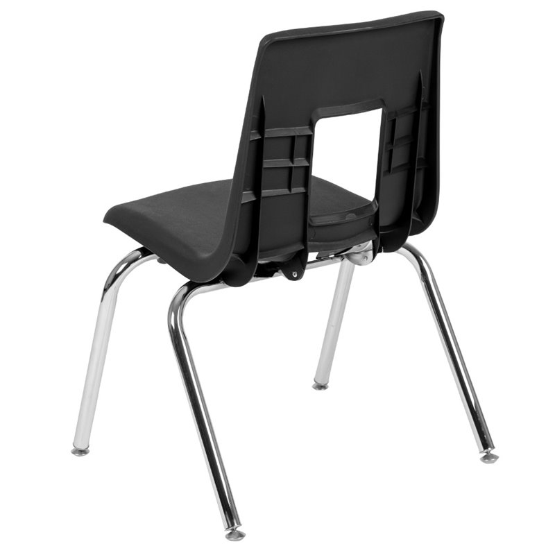 Flash Furniture 16In. Student Stack Chair In Black
