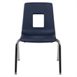 Flash Furniture Advantage Student Stack School Chair - 16-Inch In Navy